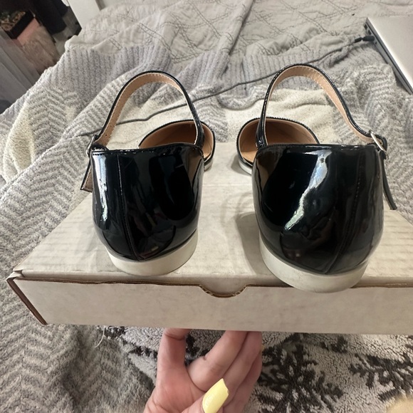 Liliana Black Patent Leather Flats - Picture 3 of 8